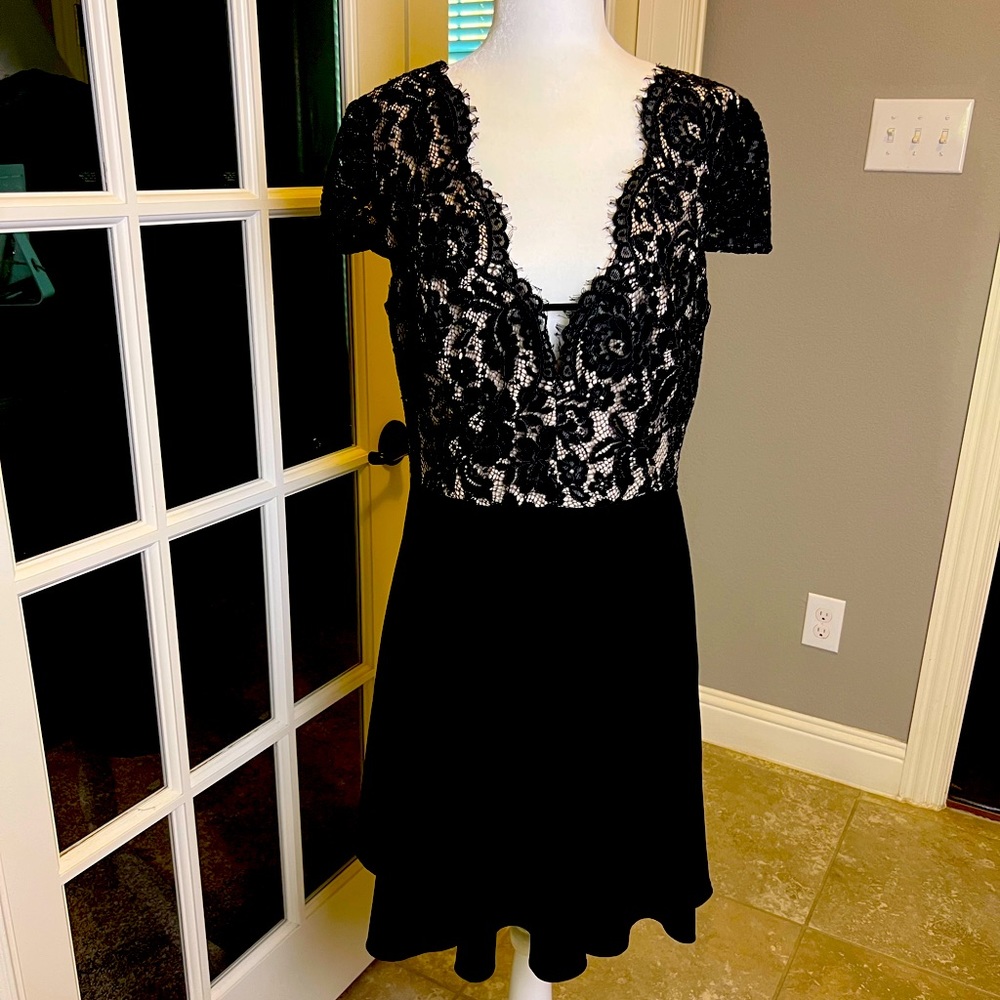 Lace and Chiffon Dress